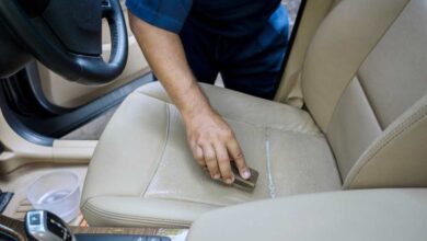 How do you polish leather car seats